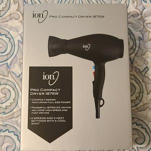 ion Pro Compact Hair Dryer 1875W (NIB)
